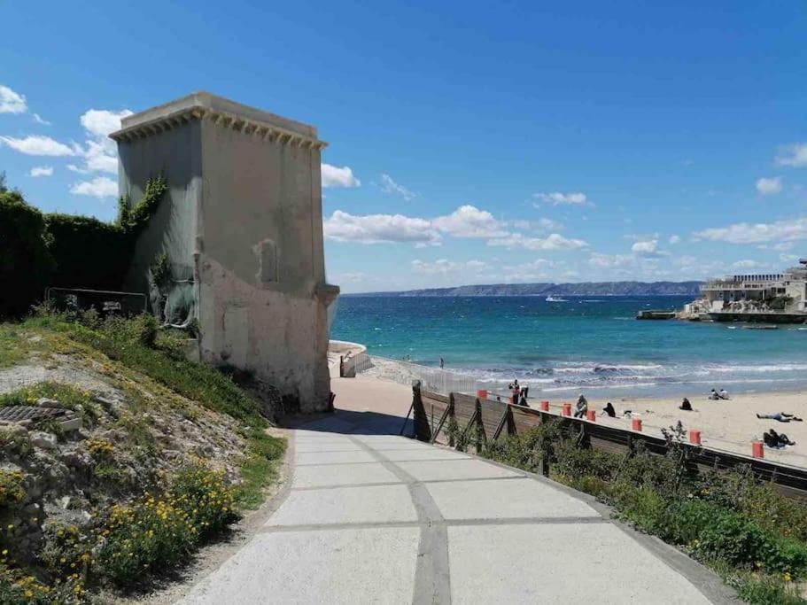 Magnifique Appartement T4, Plage Des Catalans Marseilles Exterior foto